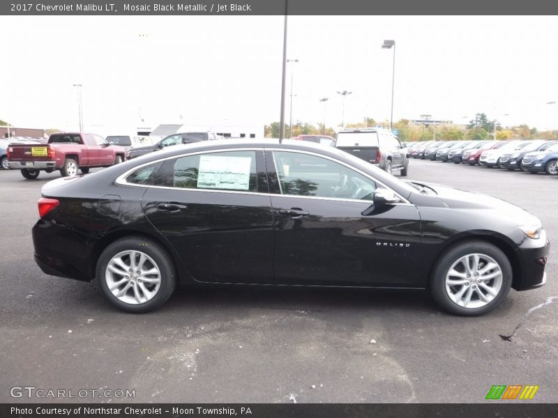 Mosaic Black Metallic / Jet Black 2017 Chevrolet Malibu LT