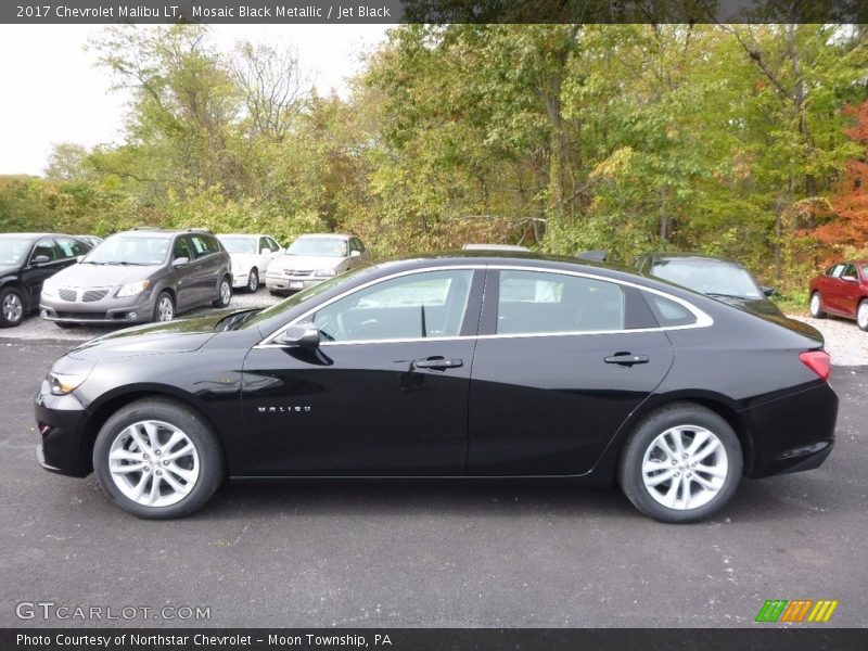 Mosaic Black Metallic / Jet Black 2017 Chevrolet Malibu LT