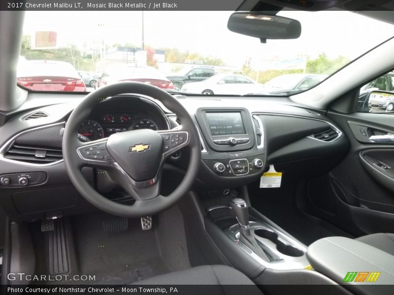 Mosaic Black Metallic / Jet Black 2017 Chevrolet Malibu LT