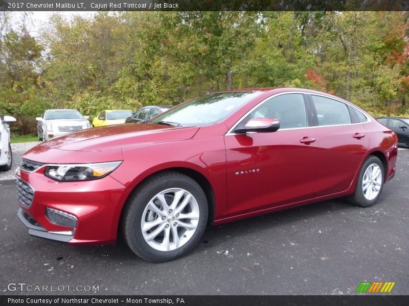 Cajun Red Tintcoat / Jet Black 2017 Chevrolet Malibu LT