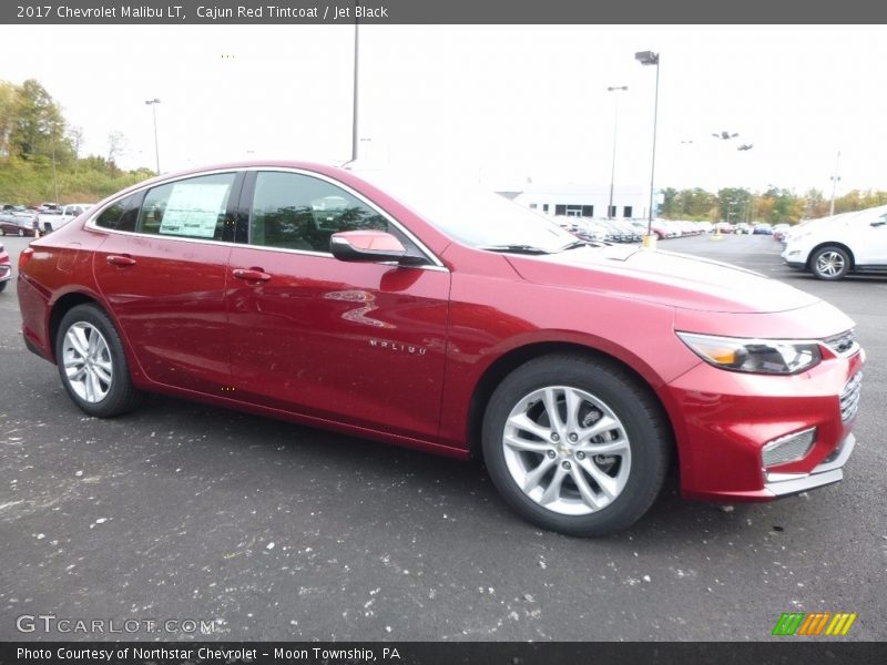 Cajun Red Tintcoat / Jet Black 2017 Chevrolet Malibu LT