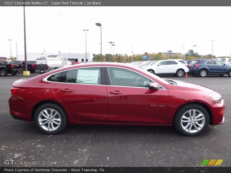 Cajun Red Tintcoat / Jet Black 2017 Chevrolet Malibu LT