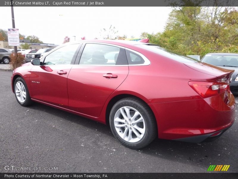 Cajun Red Tintcoat / Jet Black 2017 Chevrolet Malibu LT