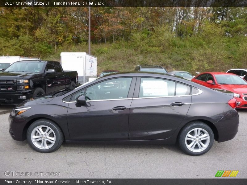 Tungsten Metallic / Jet Black 2017 Chevrolet Cruze LT