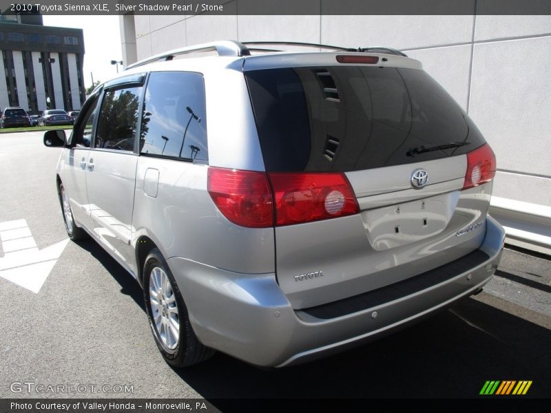 Silver Shadow Pearl / Stone 2010 Toyota Sienna XLE