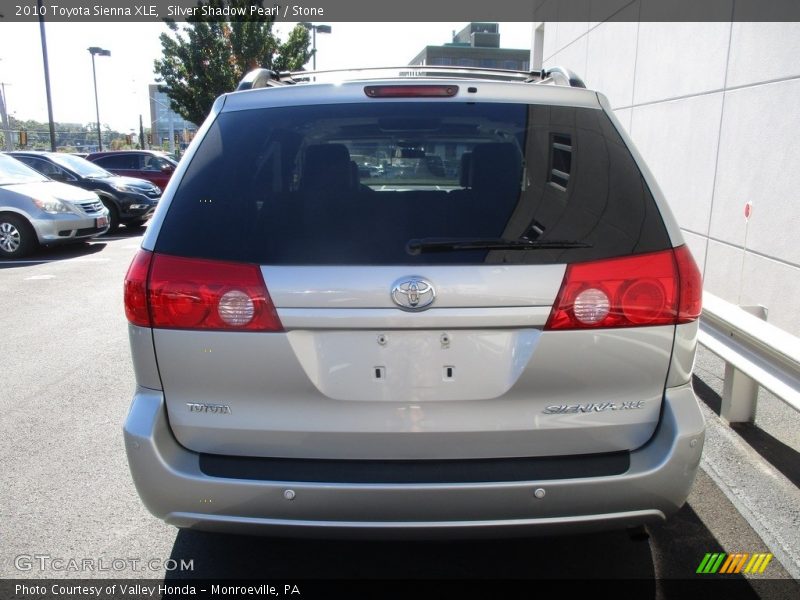 Silver Shadow Pearl / Stone 2010 Toyota Sienna XLE