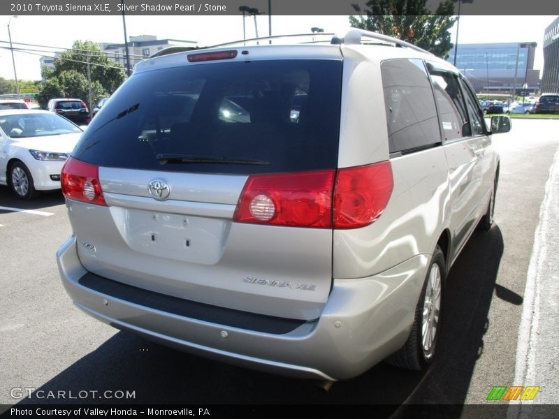 Silver Shadow Pearl / Stone 2010 Toyota Sienna XLE