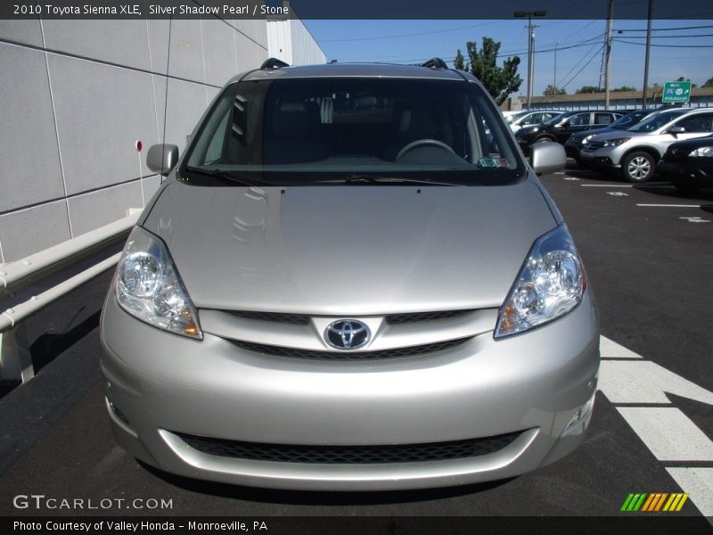Silver Shadow Pearl / Stone 2010 Toyota Sienna XLE