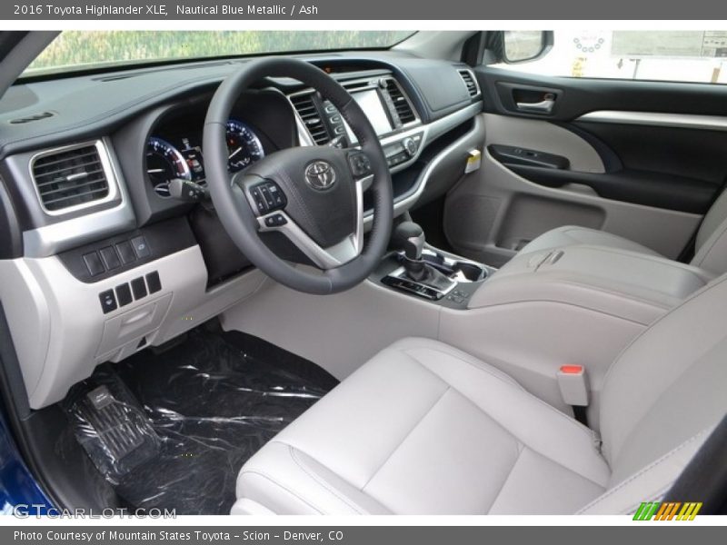 Nautical Blue Metallic / Ash 2016 Toyota Highlander XLE