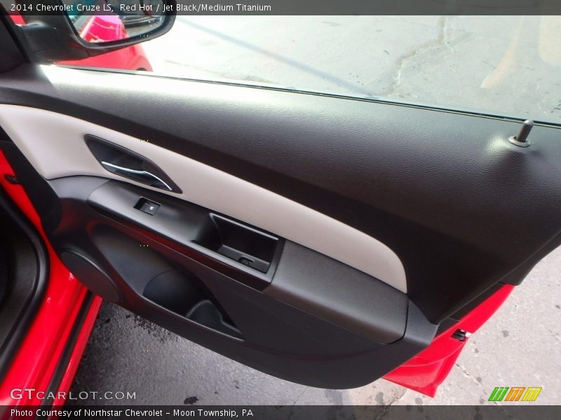 Red Hot / Jet Black/Medium Titanium 2014 Chevrolet Cruze LS