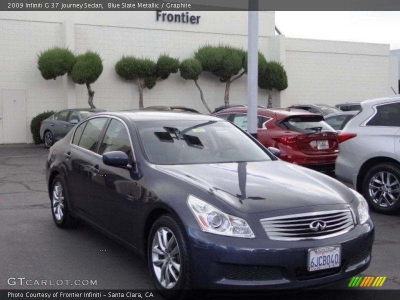 Blue Slate Metallic / Graphite 2009 Infiniti G 37 Journey Sedan