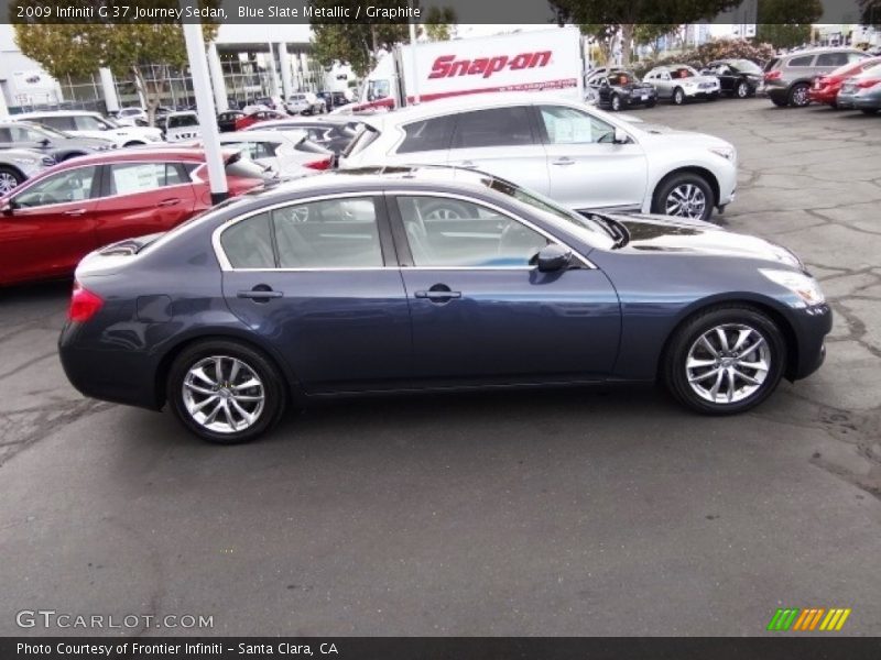 Blue Slate Metallic / Graphite 2009 Infiniti G 37 Journey Sedan
