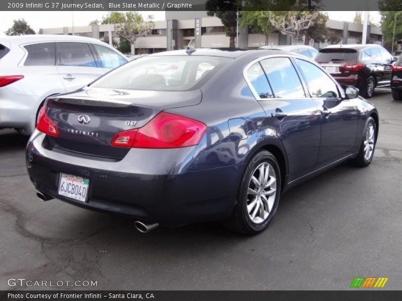Blue Slate Metallic / Graphite 2009 Infiniti G 37 Journey Sedan
