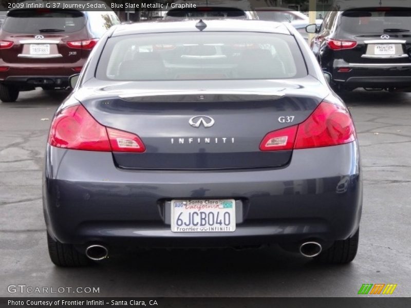 Blue Slate Metallic / Graphite 2009 Infiniti G 37 Journey Sedan