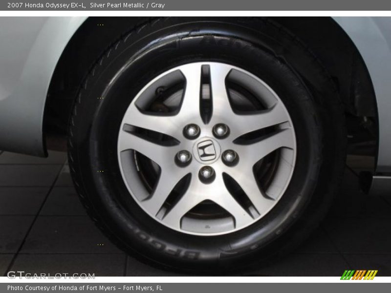 Silver Pearl Metallic / Gray 2007 Honda Odyssey EX-L