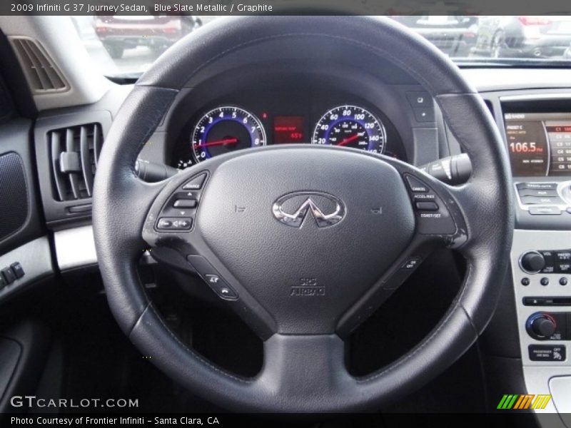 Blue Slate Metallic / Graphite 2009 Infiniti G 37 Journey Sedan