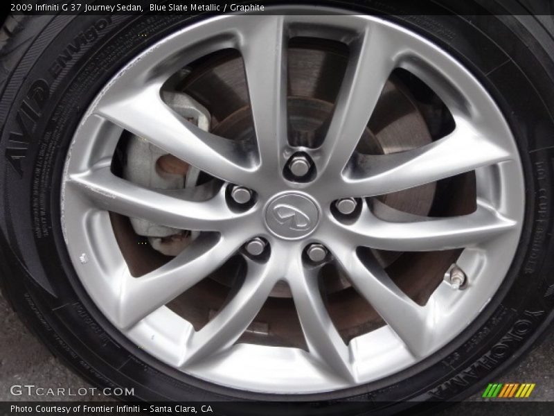Blue Slate Metallic / Graphite 2009 Infiniti G 37 Journey Sedan