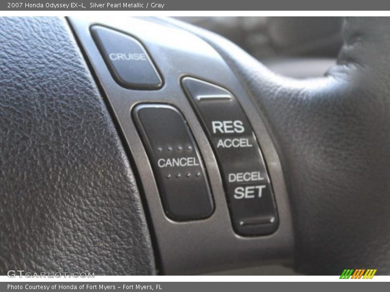 Silver Pearl Metallic / Gray 2007 Honda Odyssey EX-L