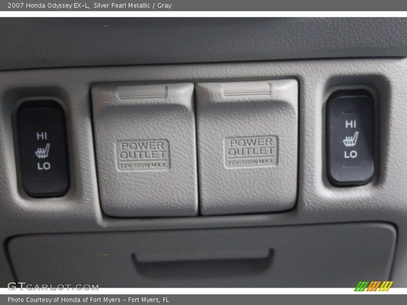 Silver Pearl Metallic / Gray 2007 Honda Odyssey EX-L