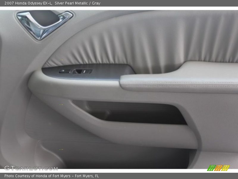 Silver Pearl Metallic / Gray 2007 Honda Odyssey EX-L
