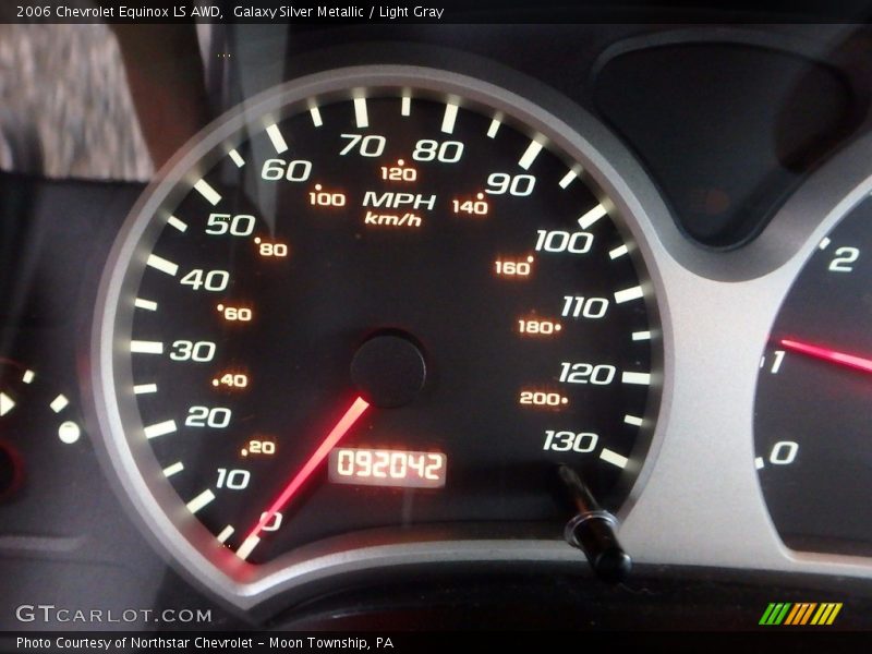 Galaxy Silver Metallic / Light Gray 2006 Chevrolet Equinox LS AWD