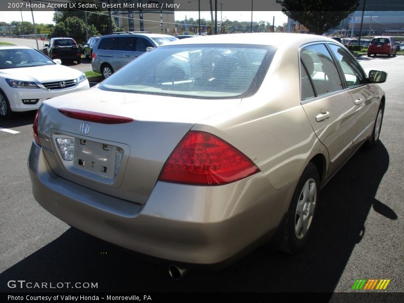 Desert Mist Metallic / Ivory 2007 Honda Accord LX Sedan