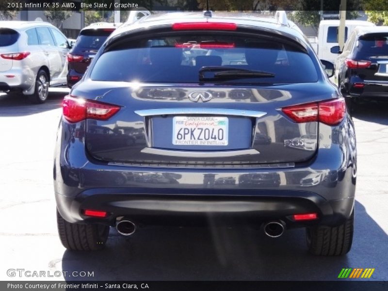Blue Slate / Graphite 2011 Infiniti FX 35 AWD
