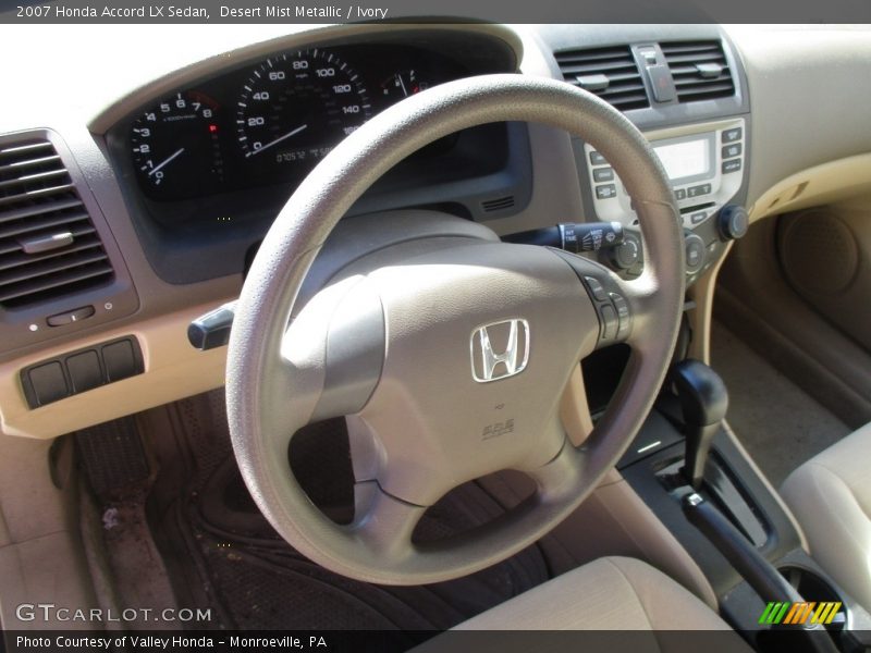 Desert Mist Metallic / Ivory 2007 Honda Accord LX Sedan