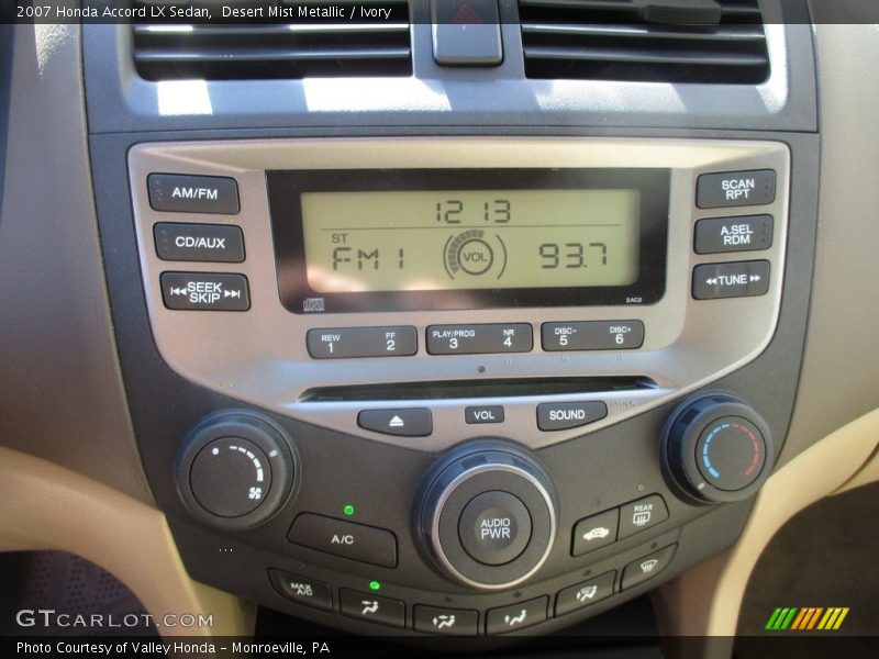 Desert Mist Metallic / Ivory 2007 Honda Accord LX Sedan