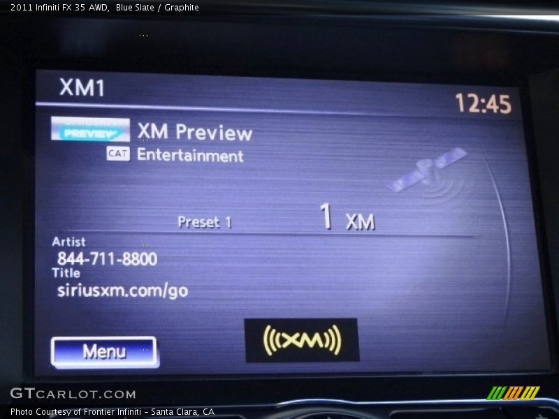 Blue Slate / Graphite 2011 Infiniti FX 35 AWD