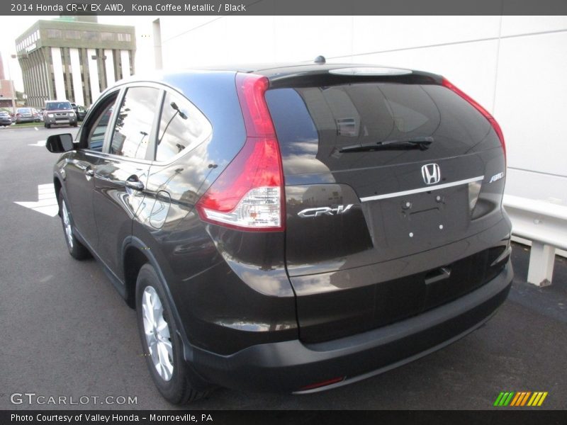 Kona Coffee Metallic / Black 2014 Honda CR-V EX AWD