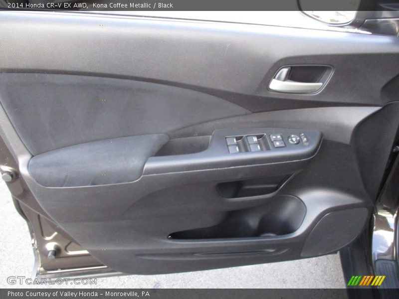 Kona Coffee Metallic / Black 2014 Honda CR-V EX AWD