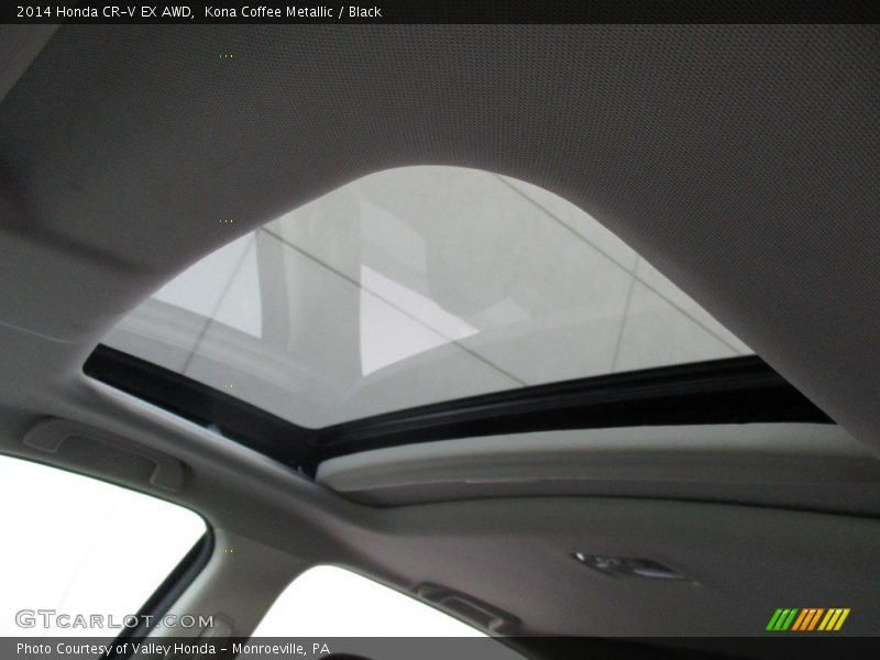 Kona Coffee Metallic / Black 2014 Honda CR-V EX AWD