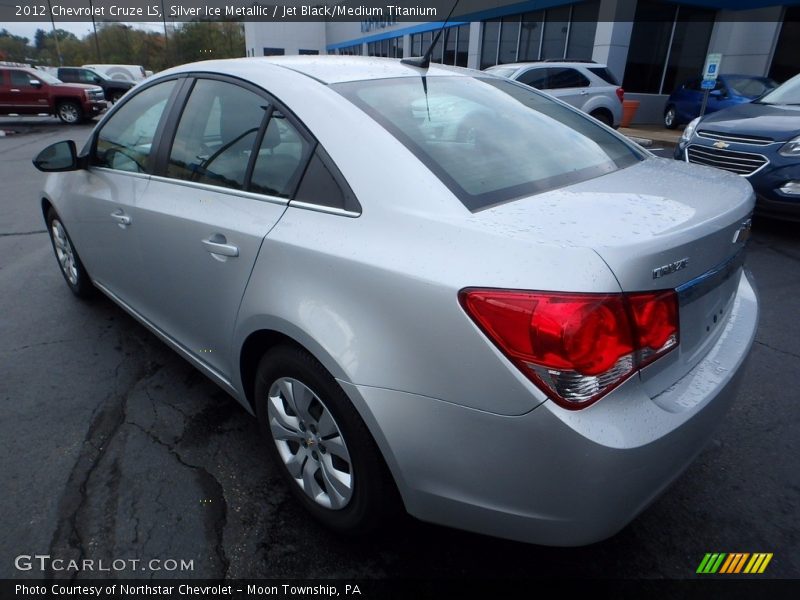 Silver Ice Metallic / Jet Black/Medium Titanium 2012 Chevrolet Cruze LS
