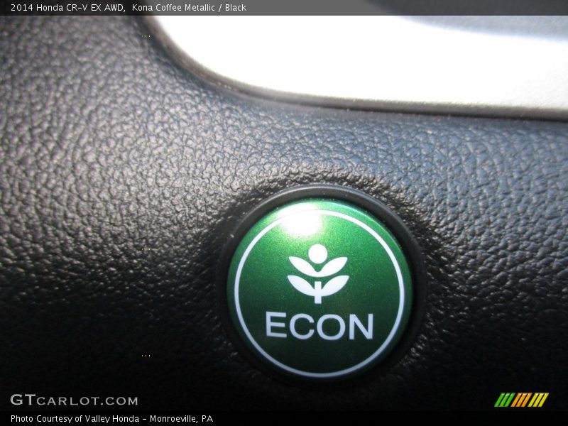 Kona Coffee Metallic / Black 2014 Honda CR-V EX AWD