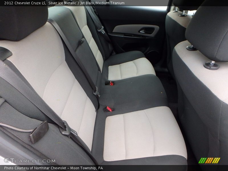 Silver Ice Metallic / Jet Black/Medium Titanium 2012 Chevrolet Cruze LS