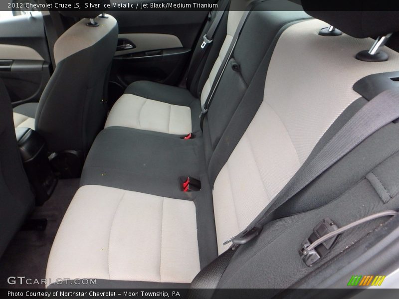 Silver Ice Metallic / Jet Black/Medium Titanium 2012 Chevrolet Cruze LS