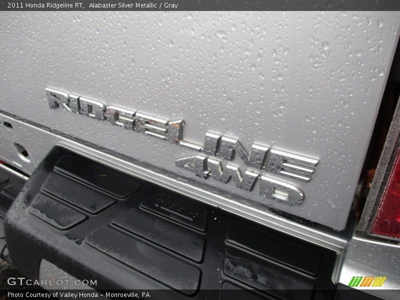Alabaster Silver Metallic / Gray 2011 Honda Ridgeline RT