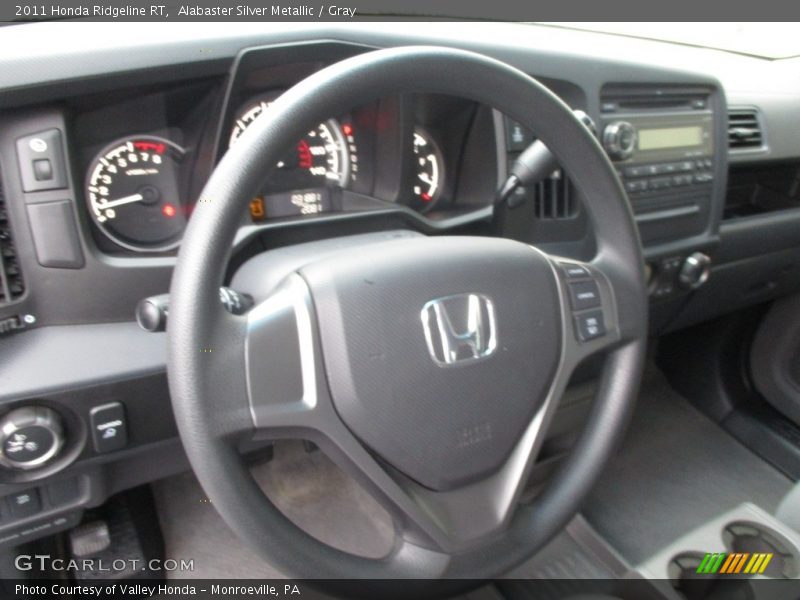 Alabaster Silver Metallic / Gray 2011 Honda Ridgeline RT