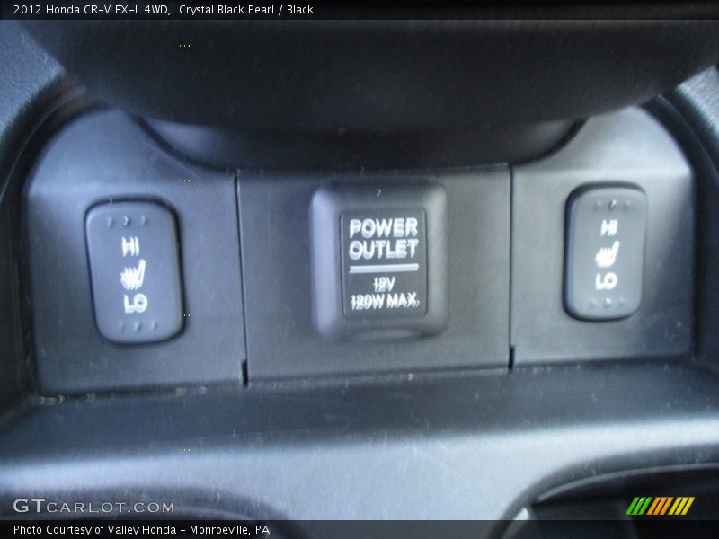 Crystal Black Pearl / Black 2012 Honda CR-V EX-L 4WD