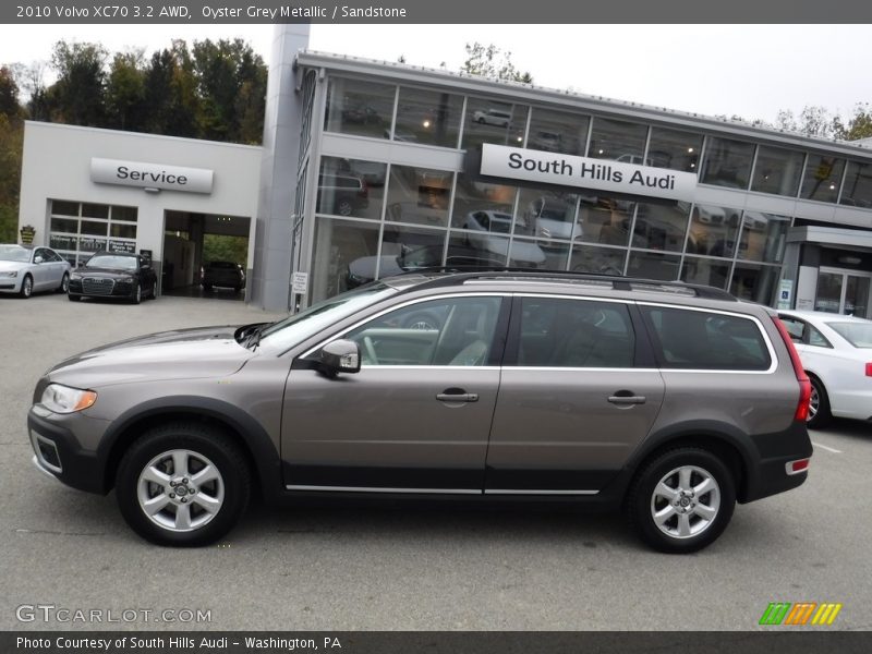 Oyster Grey Metallic / Sandstone 2010 Volvo XC70 3.2 AWD