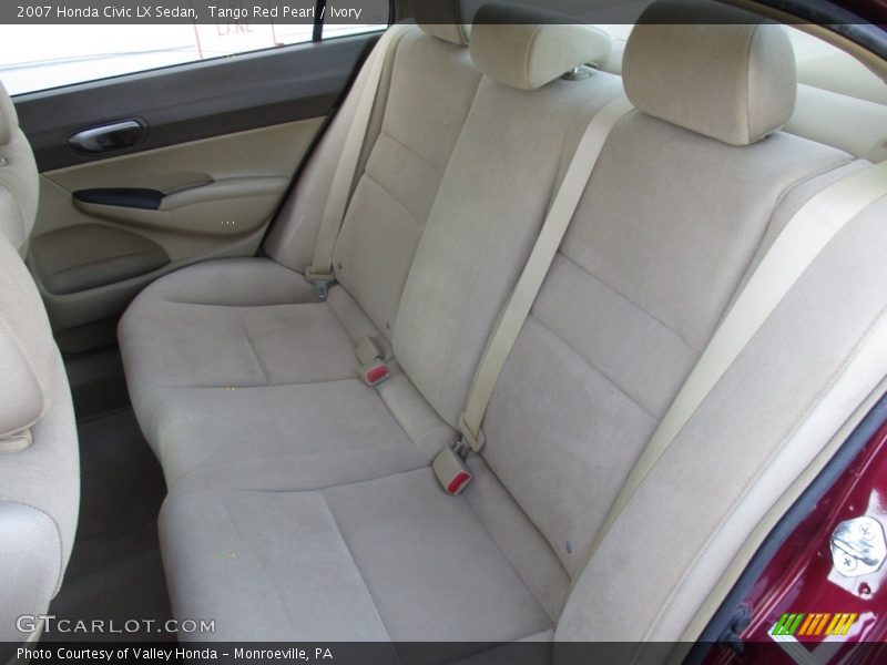 Tango Red Pearl / Ivory 2007 Honda Civic LX Sedan