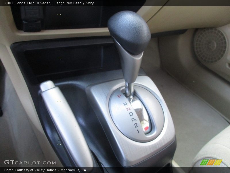 Tango Red Pearl / Ivory 2007 Honda Civic LX Sedan