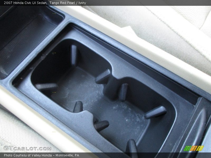 Tango Red Pearl / Ivory 2007 Honda Civic LX Sedan