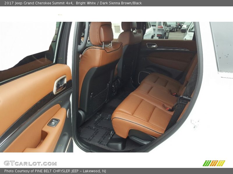 Rear Seat of 2017 Grand Cherokee Summit 4x4