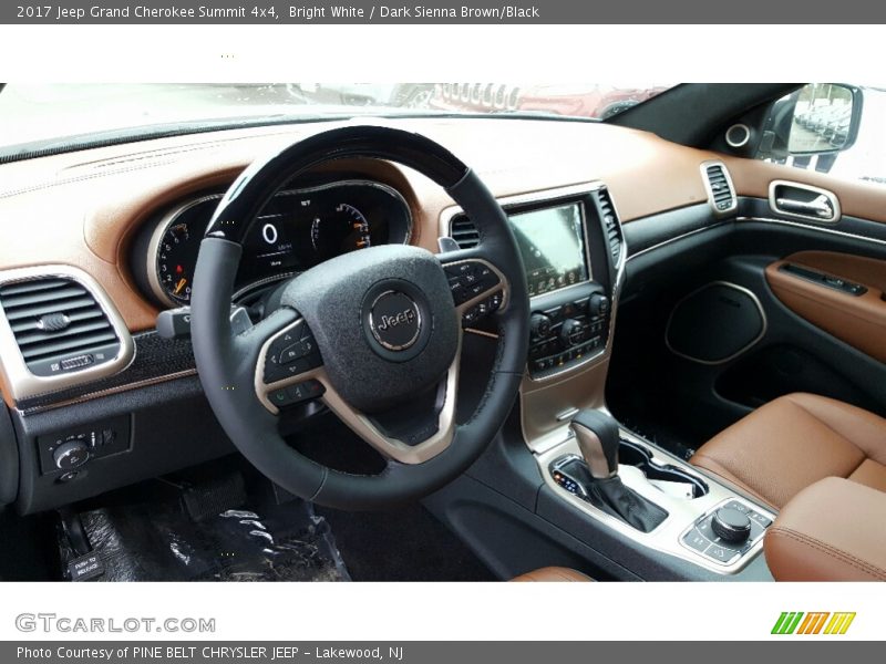 Dashboard of 2017 Grand Cherokee Summit 4x4