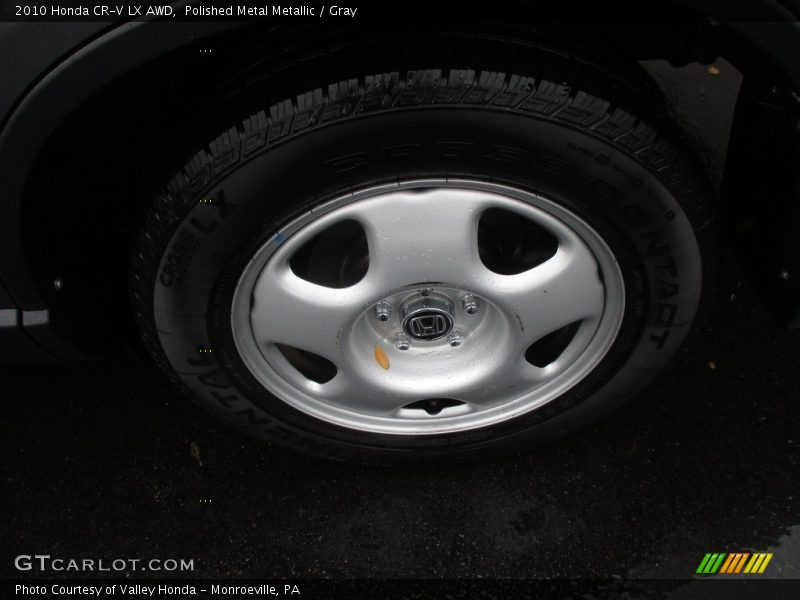 Polished Metal Metallic / Gray 2010 Honda CR-V LX AWD