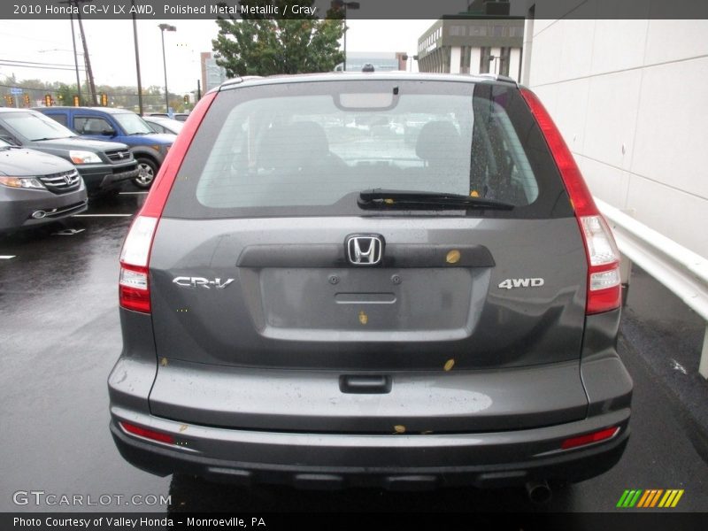 Polished Metal Metallic / Gray 2010 Honda CR-V LX AWD