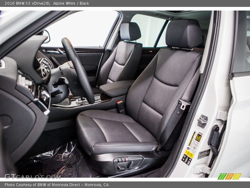 Alpine White / Black 2016 BMW X3 xDrive28i