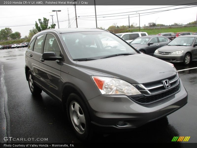 Polished Metal Metallic / Gray 2010 Honda CR-V LX AWD